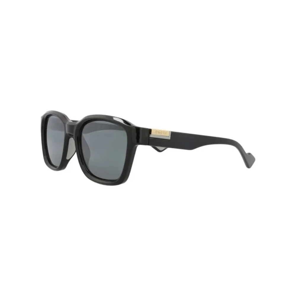 Gucci Square-Frame Injection Sunglasses Black Mens